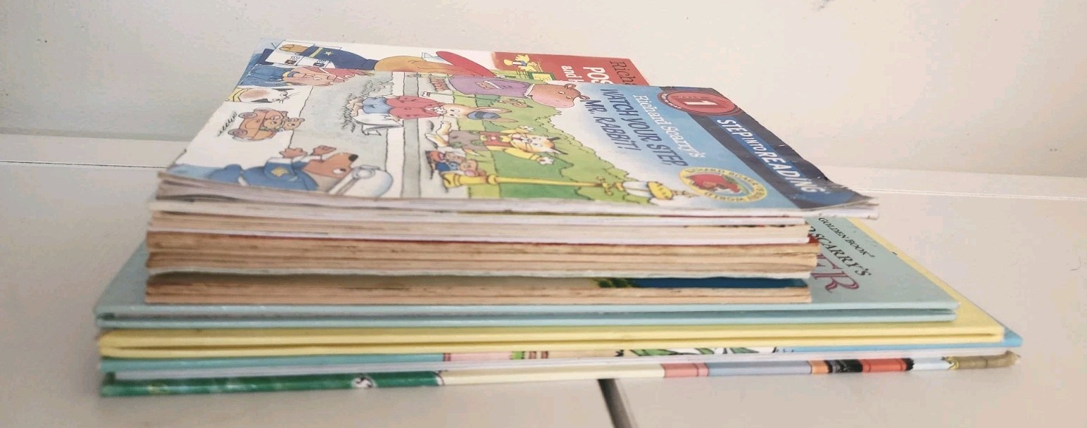 Lot 14 Richard Scarry Picture Books Golden Books Busy Busy Town Storybooks