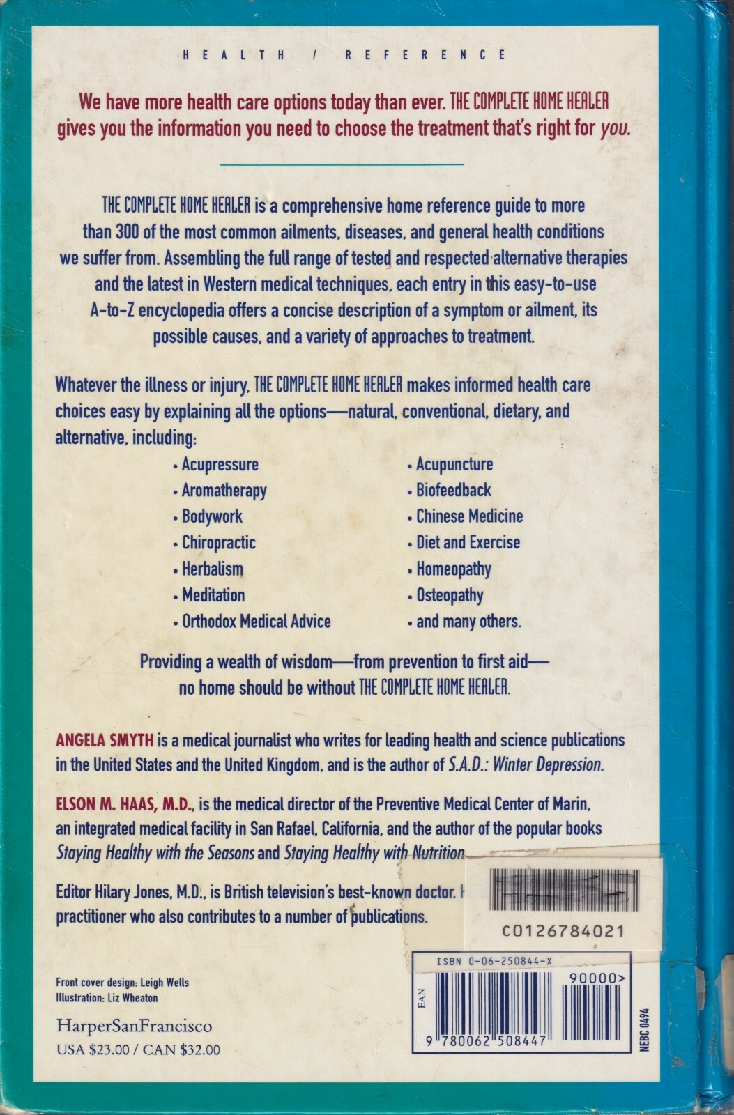 The Complete Home Healer – Angela Smyth – 1994 1st Edition Hardcover