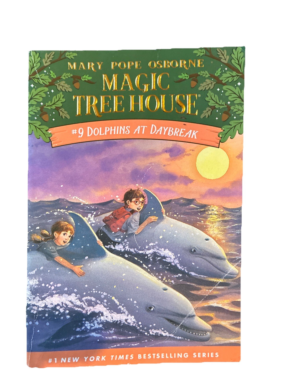 Magic Tree House 09: Dolphins at Daybreak by Mary Po Osborne (1997, Trade…