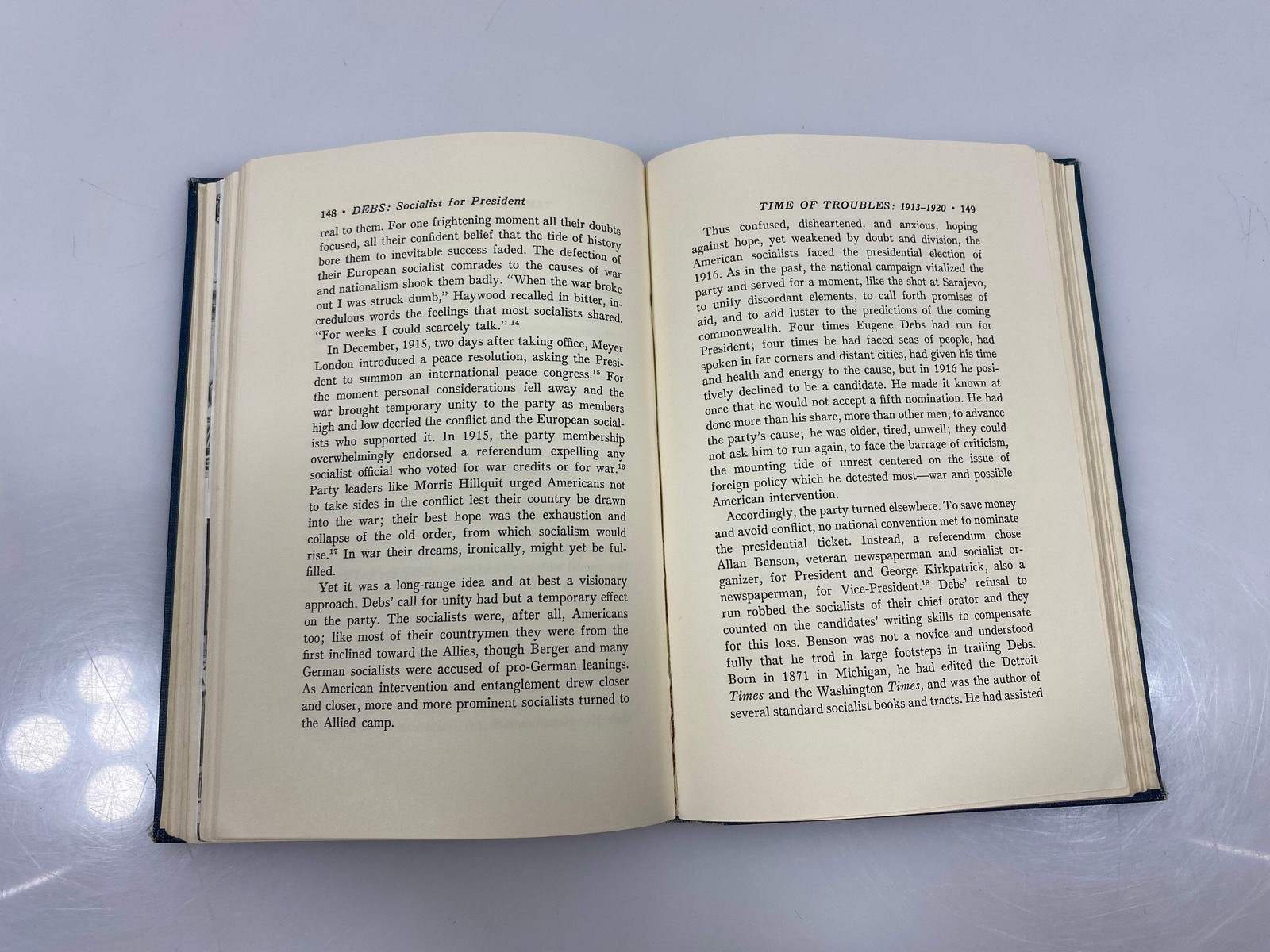Eugene V. Debs by H. Wayne Morgan Ex-library 1962 HC