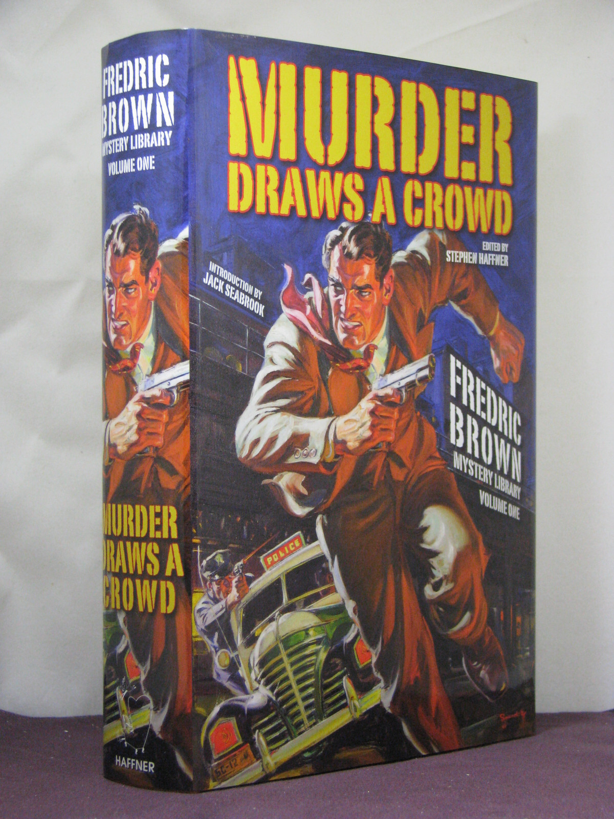 1st,signed SH,Fredric Brown Mystery Library 1: Murder Draws a Crowd,Haffner,2017