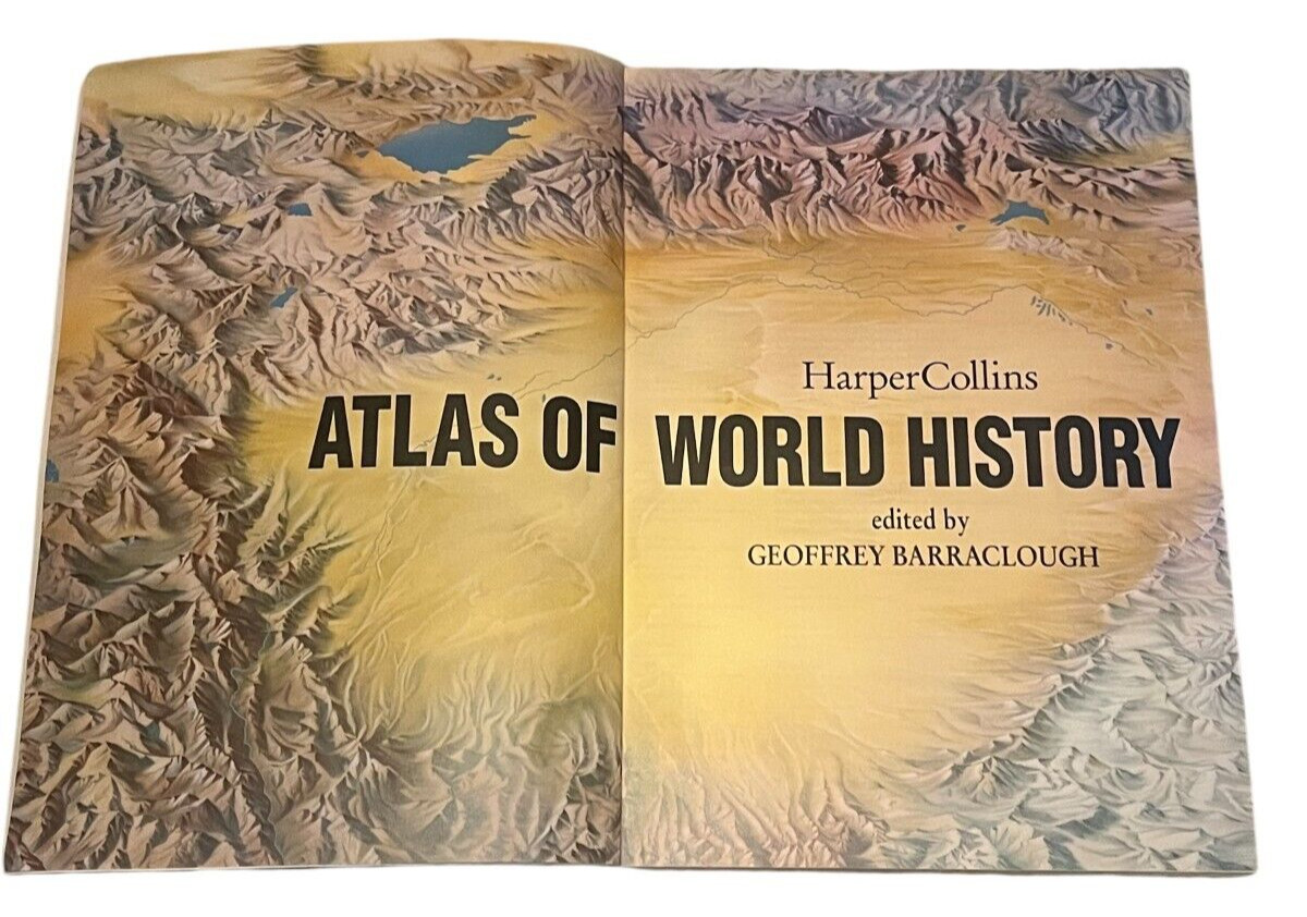 Atlas of World History Book By Harper Collins 1999 Paperback History