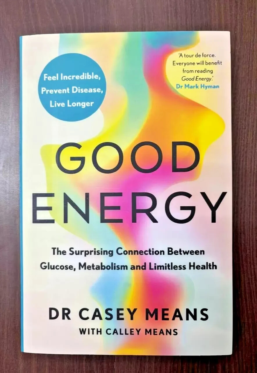 Good Energy – by Dr. Casey Means ( free shipping ) Paperback…
