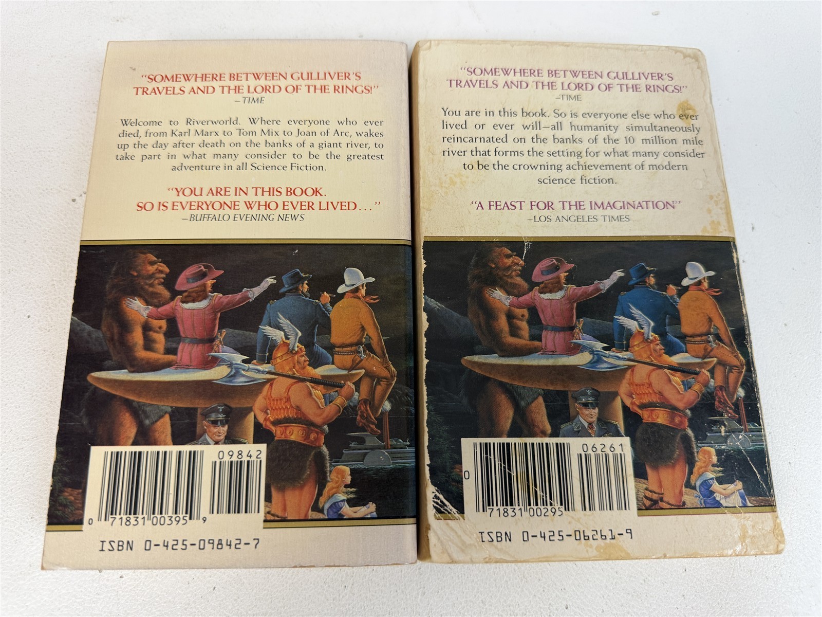 Philip Jose Farmer Lot 6 Riverworld Scattered Bodies Fabulous Riverboat Dark Des