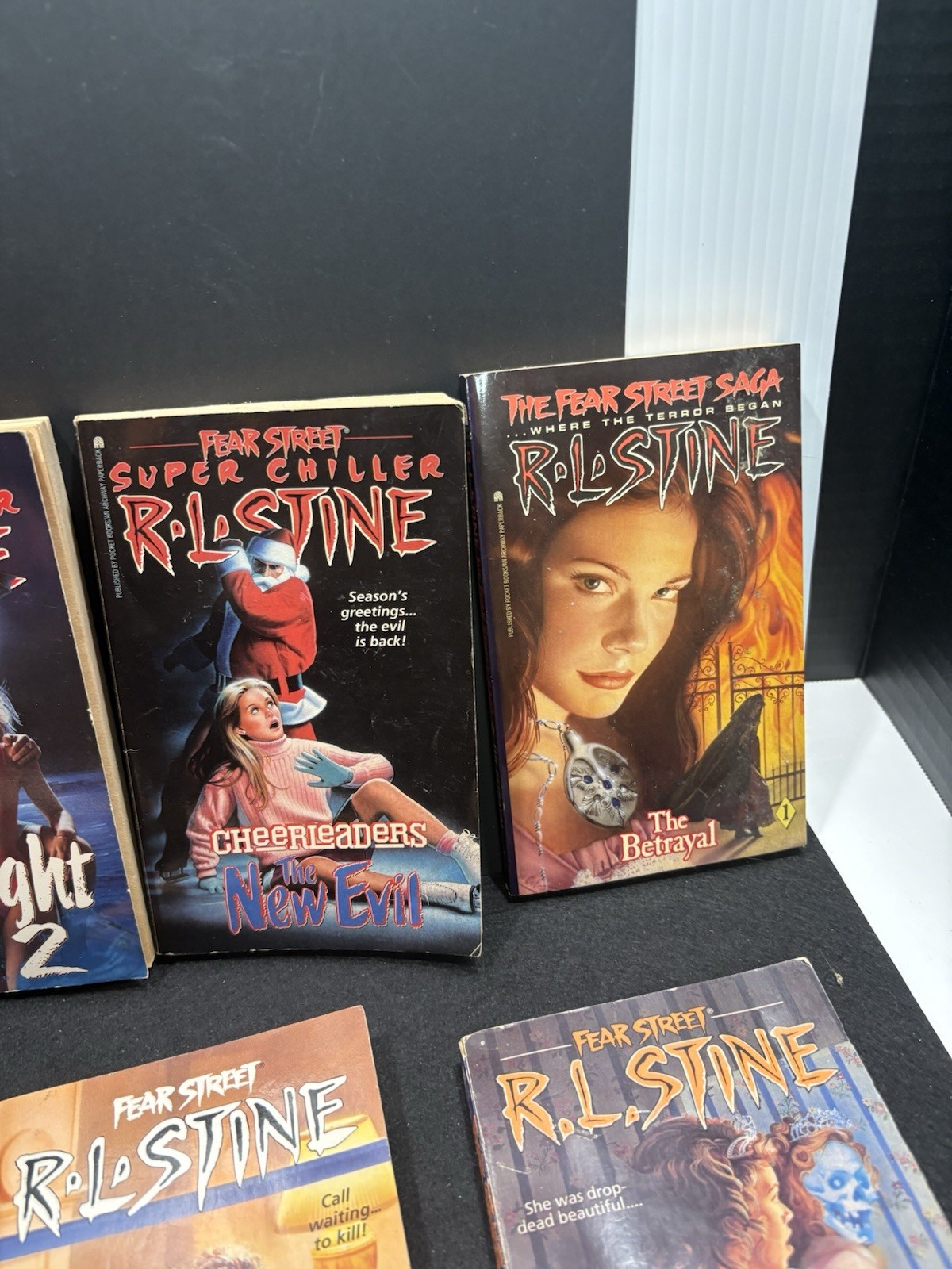 R. L. Stine Fear Street 7 Paperback Lot (Prom Queen, The Betrayal, The New Evil