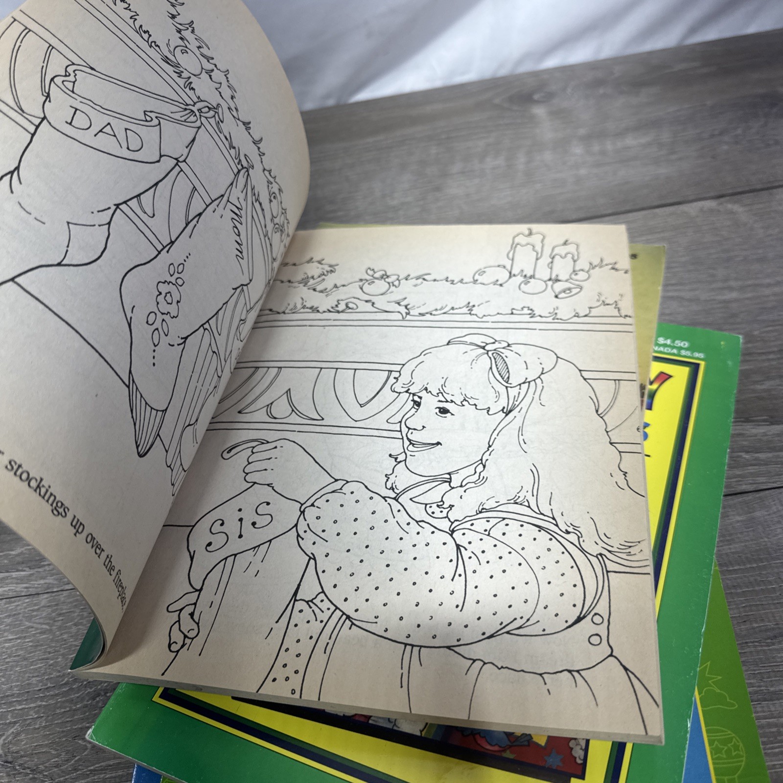 Vintage 90s Coloring Book Lot Of 5 Landoll’s Jumbo, Kappa, Paradise,Random 1990s