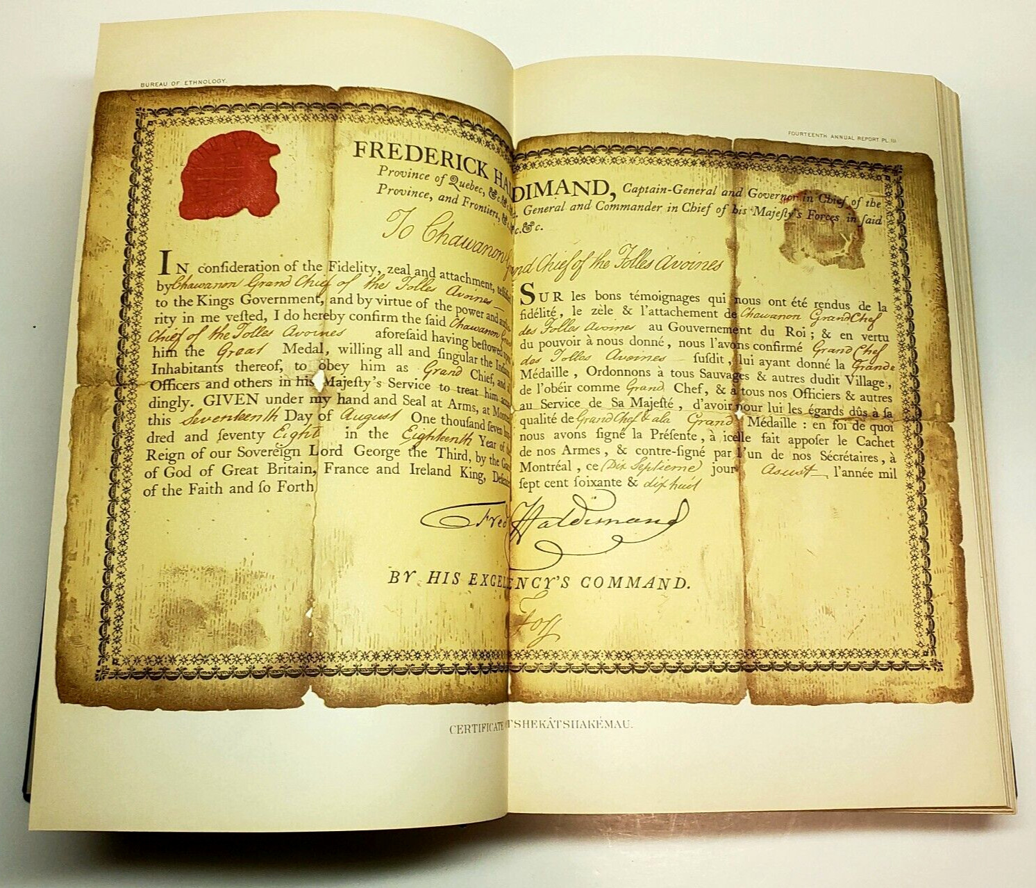 American Indian Ethnology Fourteenth 14th Annual Report 1892 -1893 Part I