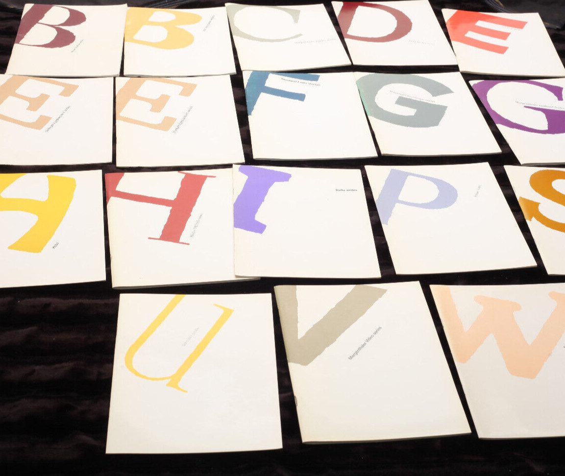LOT of 18: Mergenthaler V-I-P ATP 1976-1977 Typeface Sample Books Pamphlets