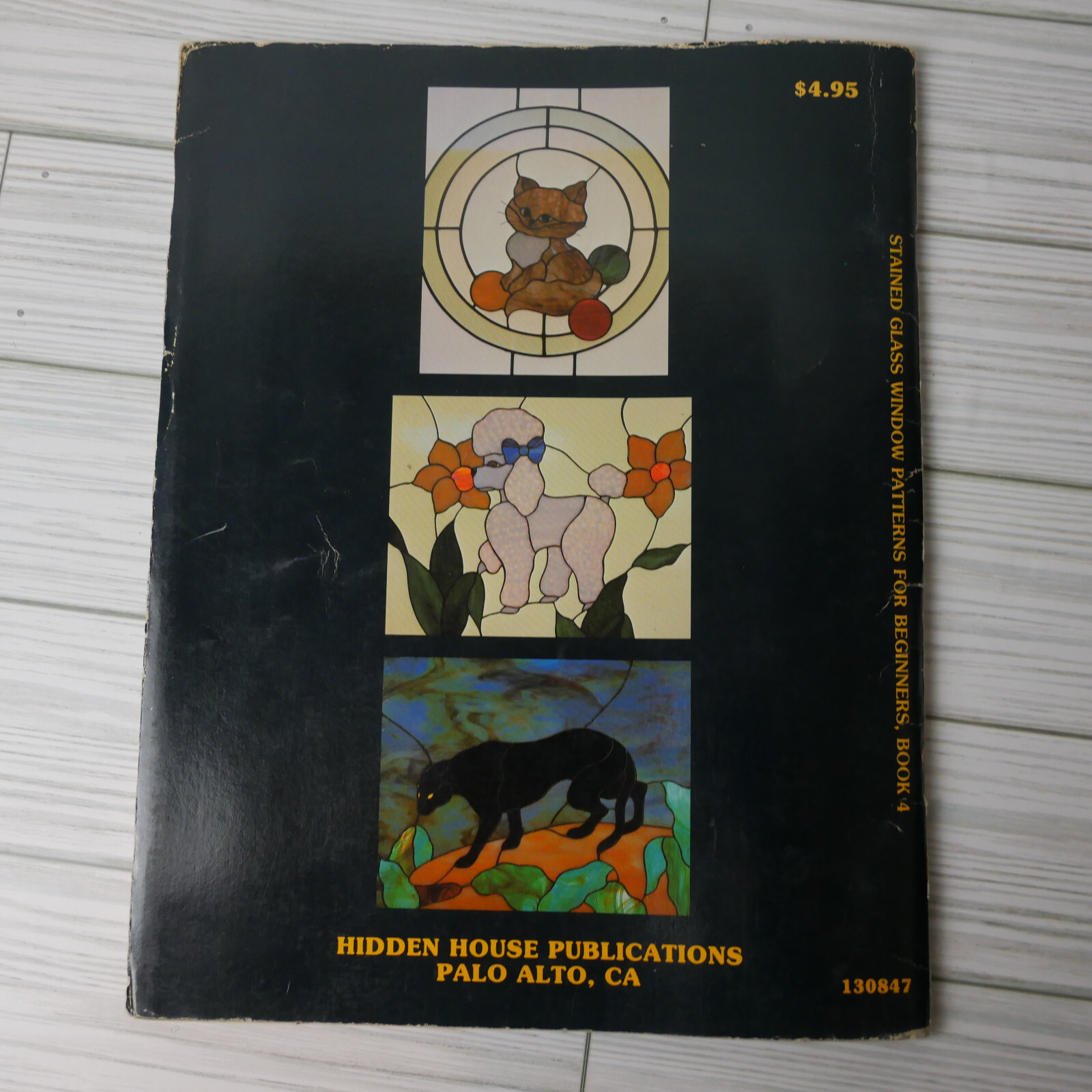 Stained Glass Window Patterns For Beginners Book #4 Hidden House Publications