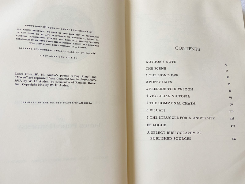 (First American Edition) 1969 HC HALF-CROWN COLONY, A HISTORICAL PROFILE OF HO..