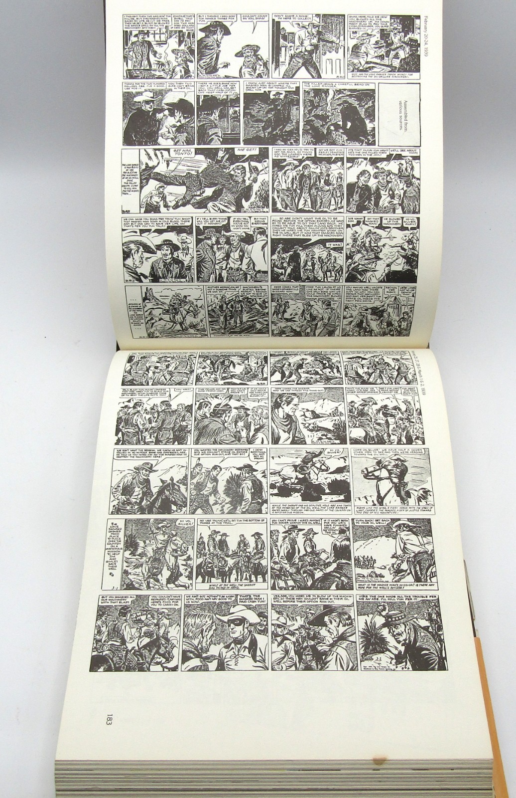 “FROM OUT OF THE PAST A PICTORIAL HISTORY OF THE LONE RANGER” BOOK-DAVE HOLLAND