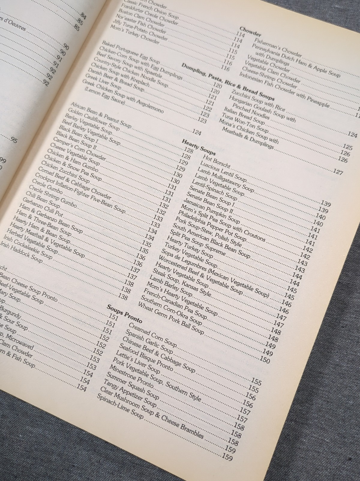 1987 The Complete Start-Your-Meal Cookbook Johna Blinn Speedy Gourmet Library