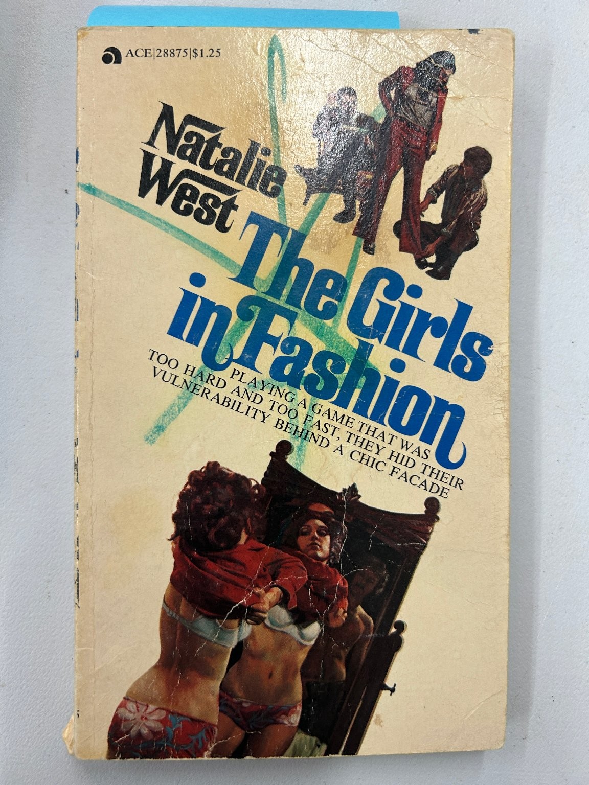The Girls in Fashion Natalie West 1974 First Ace Printing Fiction Ace Books