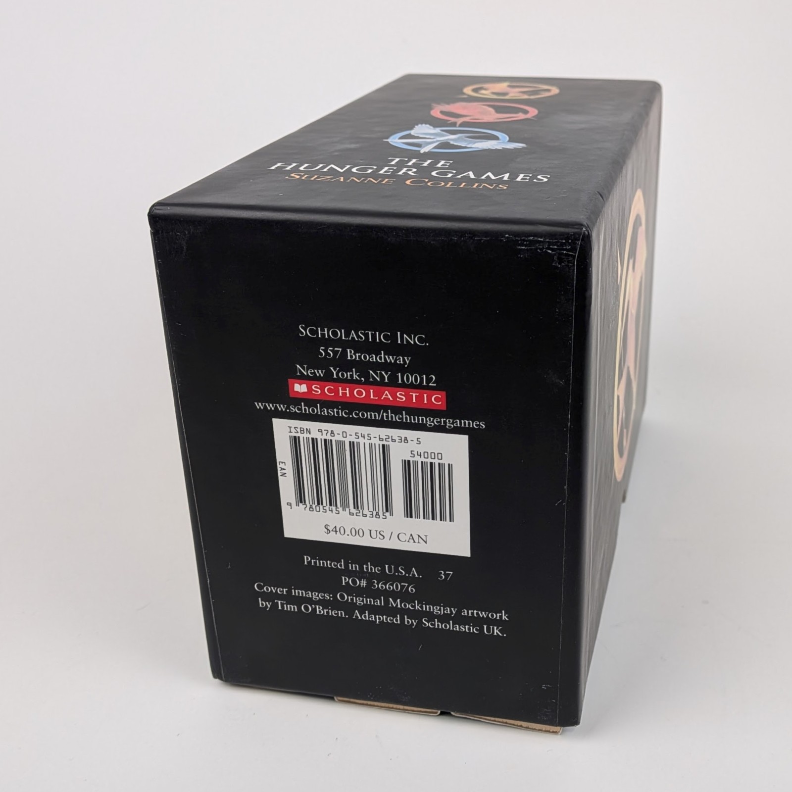 The Hunger Games Trilogy Boxset (Scholastic, 2013) – Softcover with Sleeve