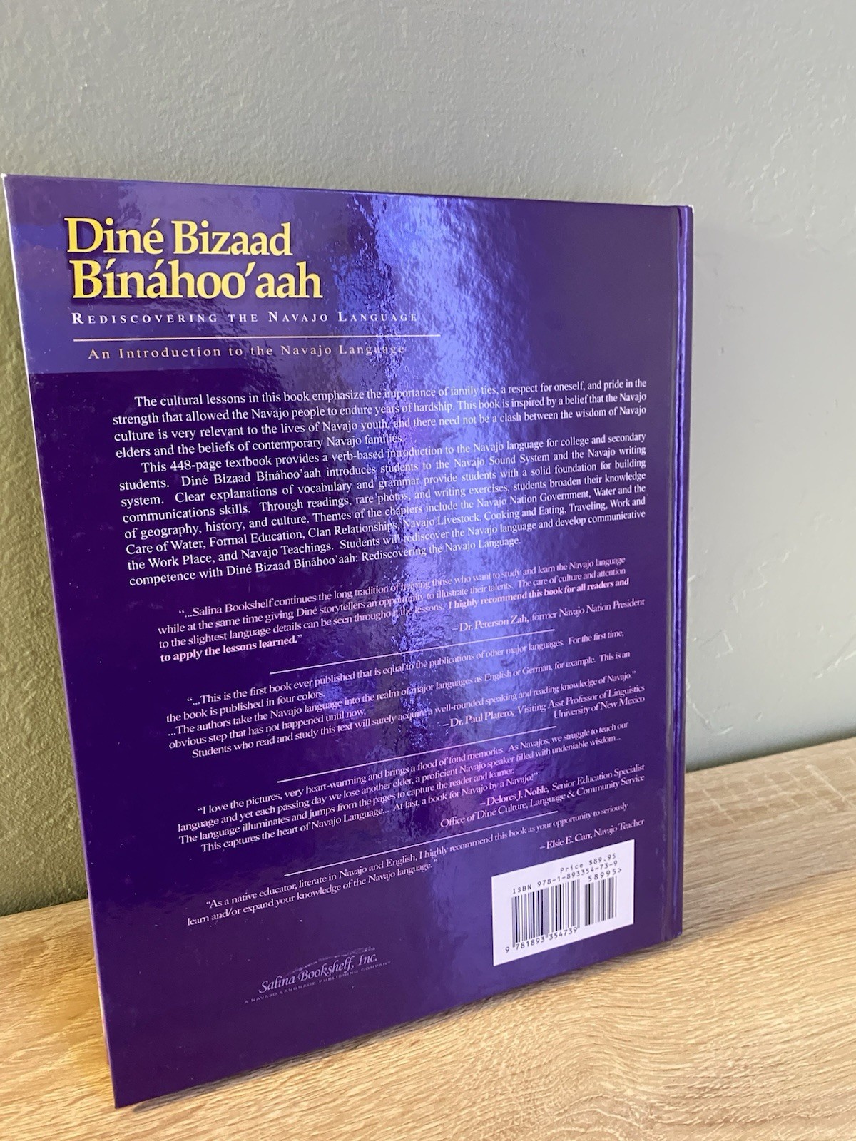 First Edition Dine Bizaad Binahoo’aah: Rediscovering the Navajo Language