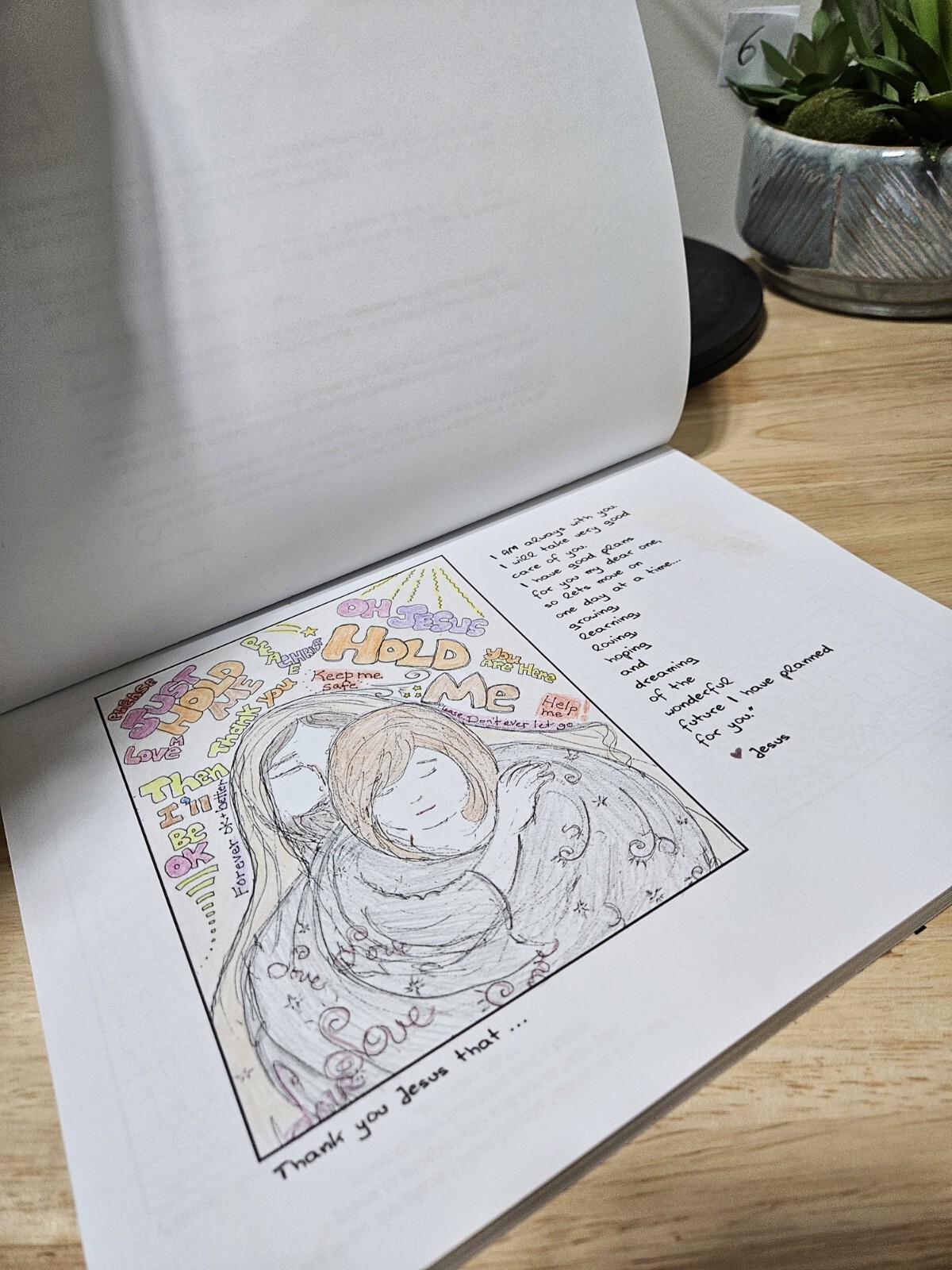 Journal Of An Insane Woman By Cindy Jackson-8 Pages Colered CHRISTIAN