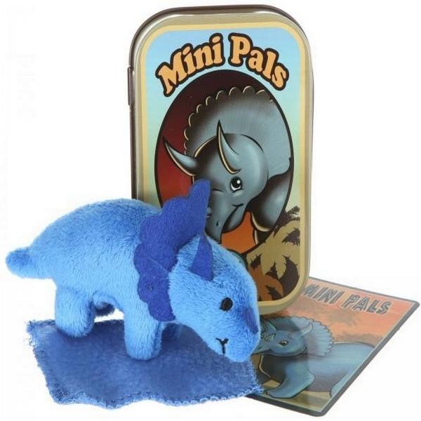 Dinosaur Coloring Book & Plush Toy Gift Set Mini Pals Dinosaur Tin Kids Activity
