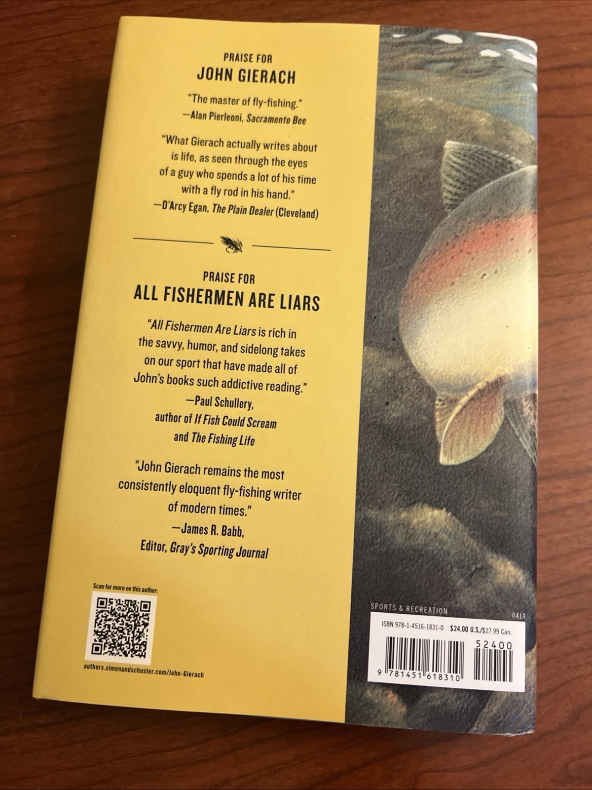 John Gierach All Fishermen Are Liars 2014 *Signed 1st Ed HC DJ Fly Fishing Book