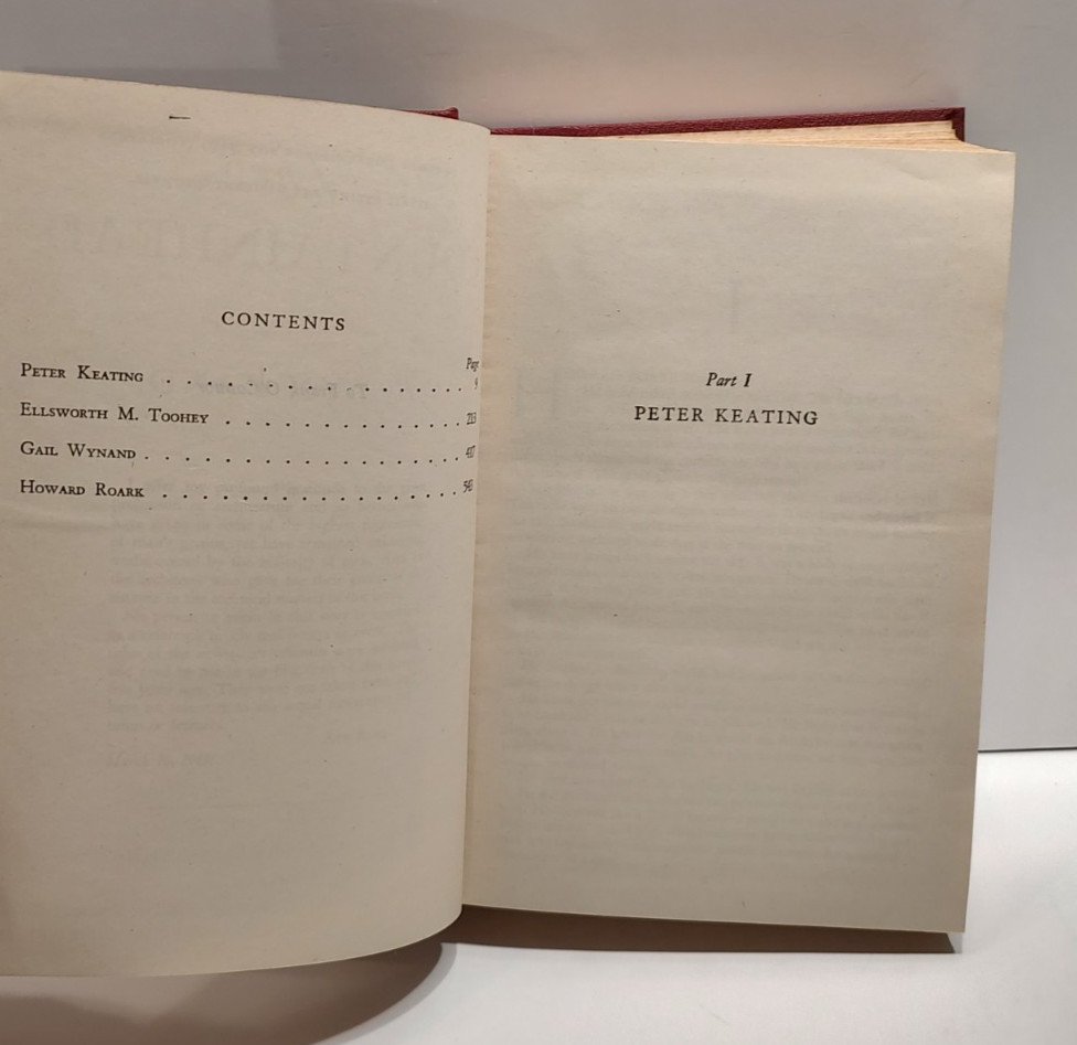 The Fountainhead by Ayn Rand First Edition Early Printing w/ Uncorrected Errors