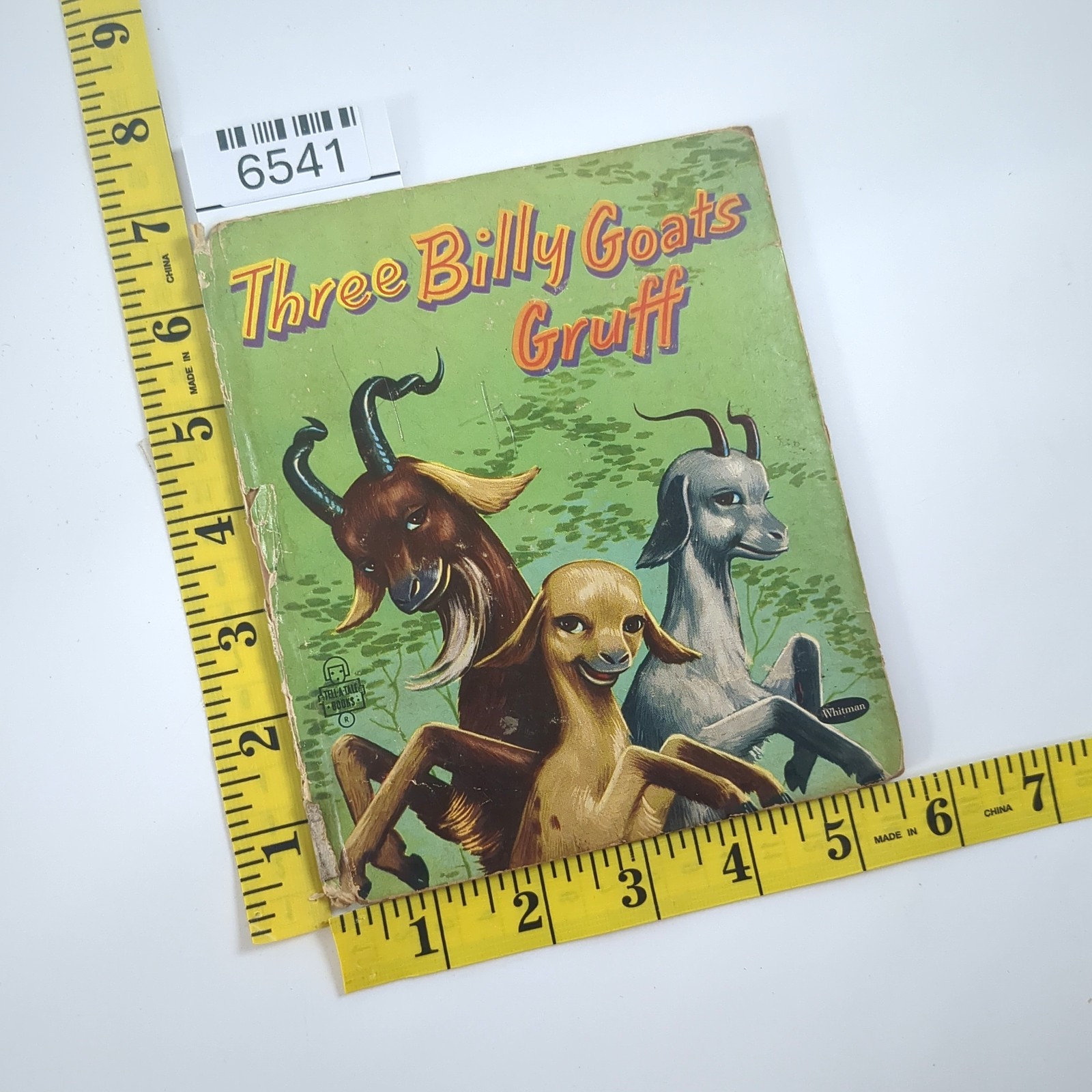 Three Billy Goats Gruff Troll Bridge Tell A Tale Picture Book Lee Ames 1954