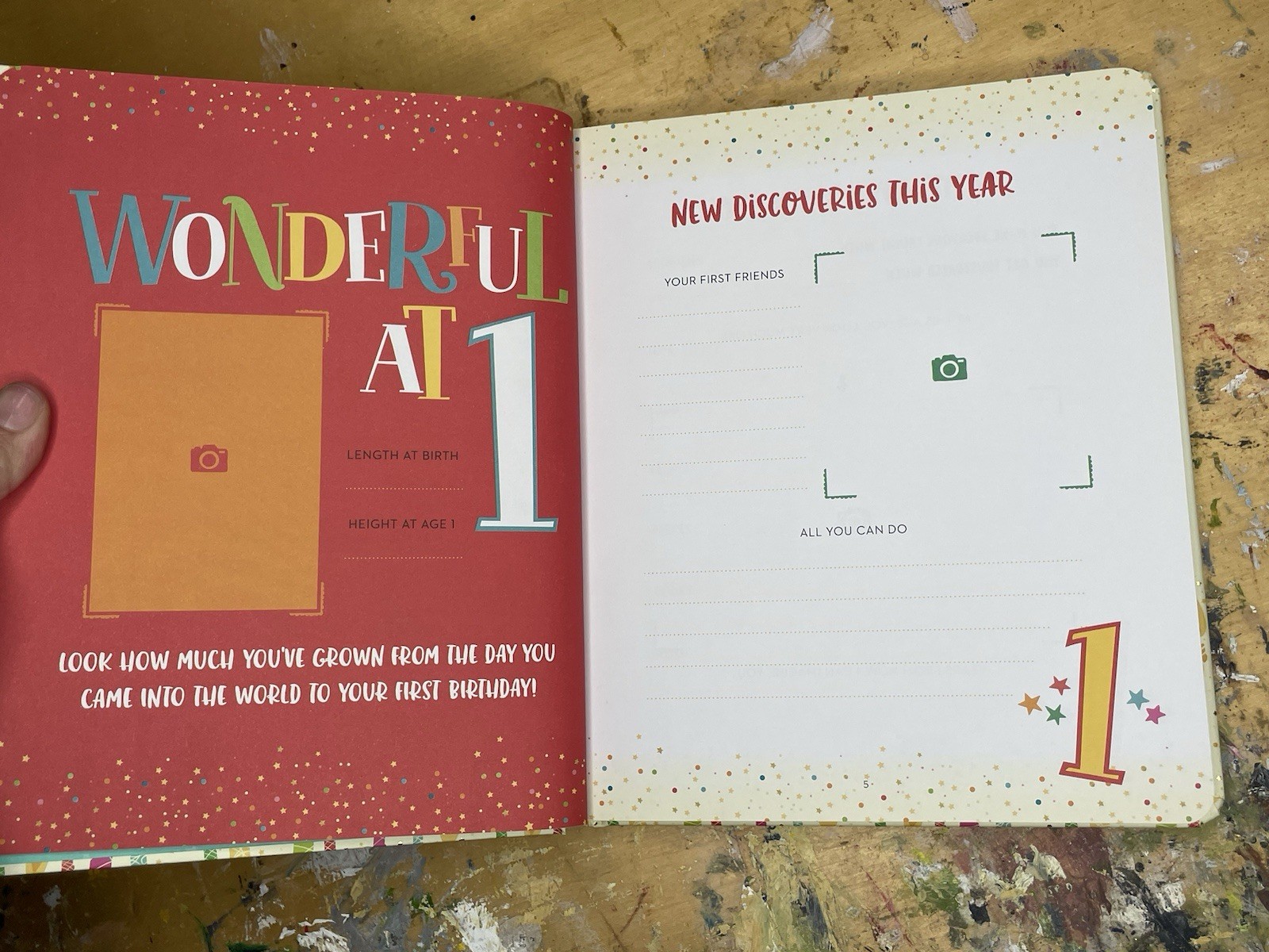 1-18 Birthdays Memory Book A Keepsake to Celebrate Each Year Grad Gift Family