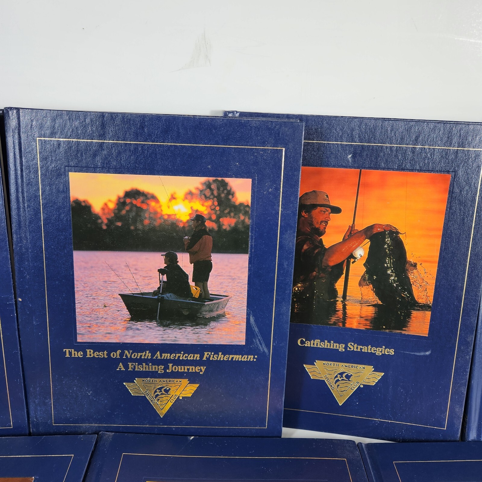 NAFC Lot of 7 Fishing North American Club books 1990’s -2000’s Hard cover