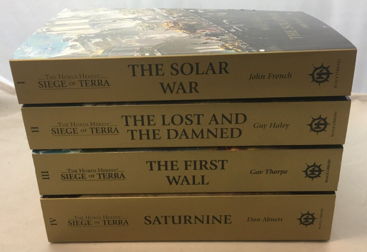 The Horus Heresy Siege Of Terra Books 1-4 Mass Market Paperbacks – Warhammer 40K