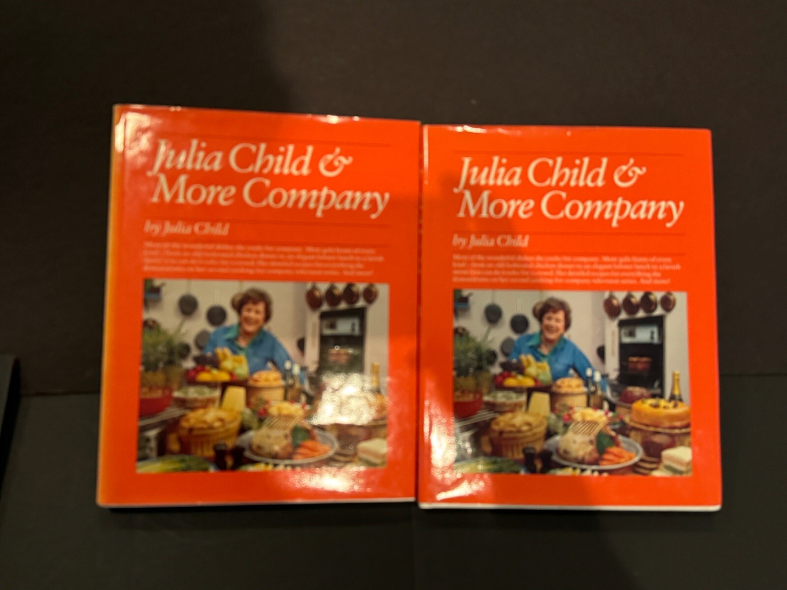 Julia Child & Company + 2 Julia Child & More Company 3 Cookbooks 1st editions!