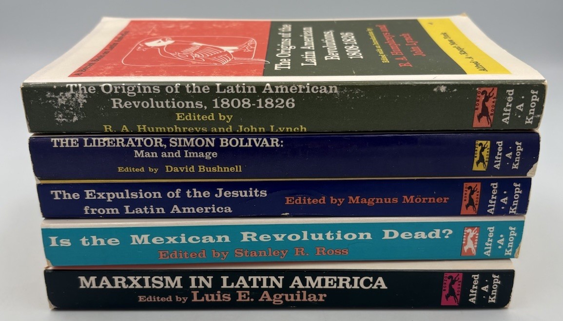 Borzoi Books on Latin America Lot of 5 Vintage Paperbacks (1960s/70s)