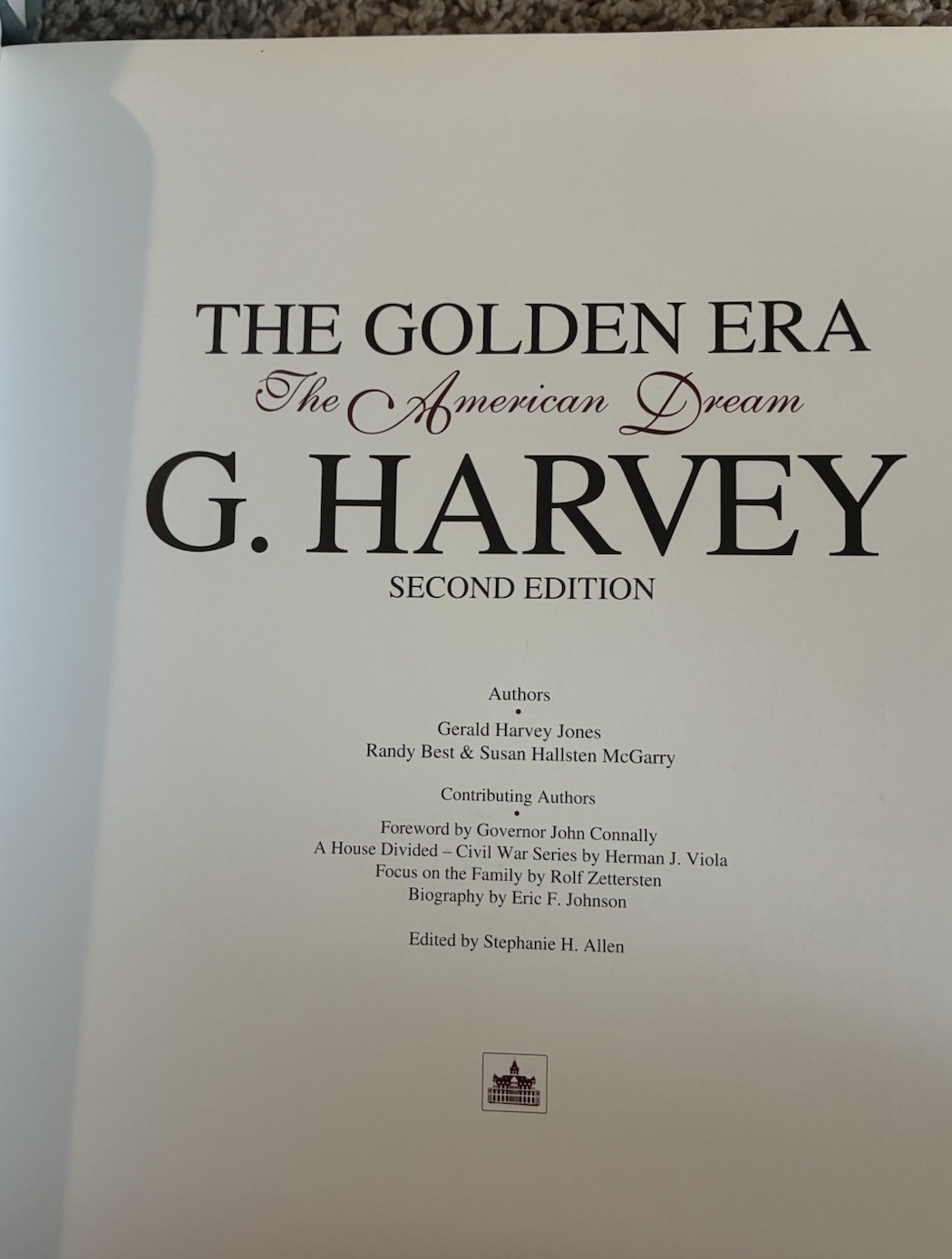The Golden Era: The American Dream Second Edition G Harvey Hardcover