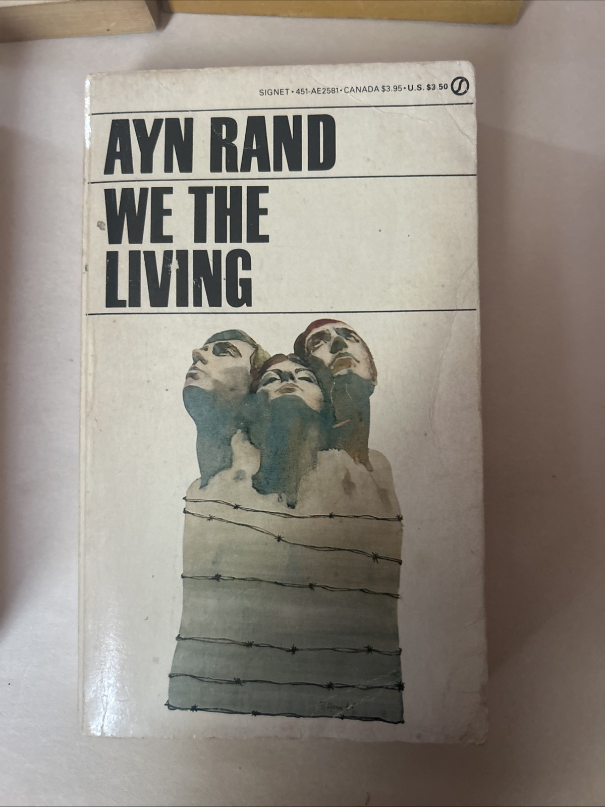 Lot of 5 Ayn Rand vintage Signet paperbacks : The Fountainhead