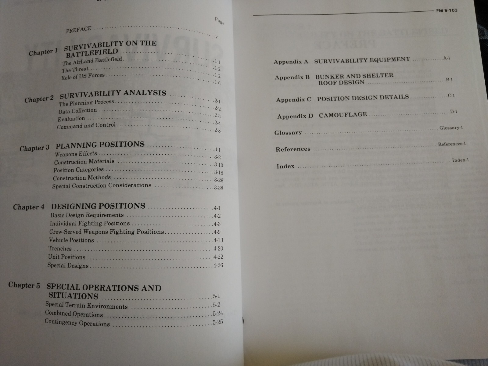 FM 5-103 Survivability Manual 1985