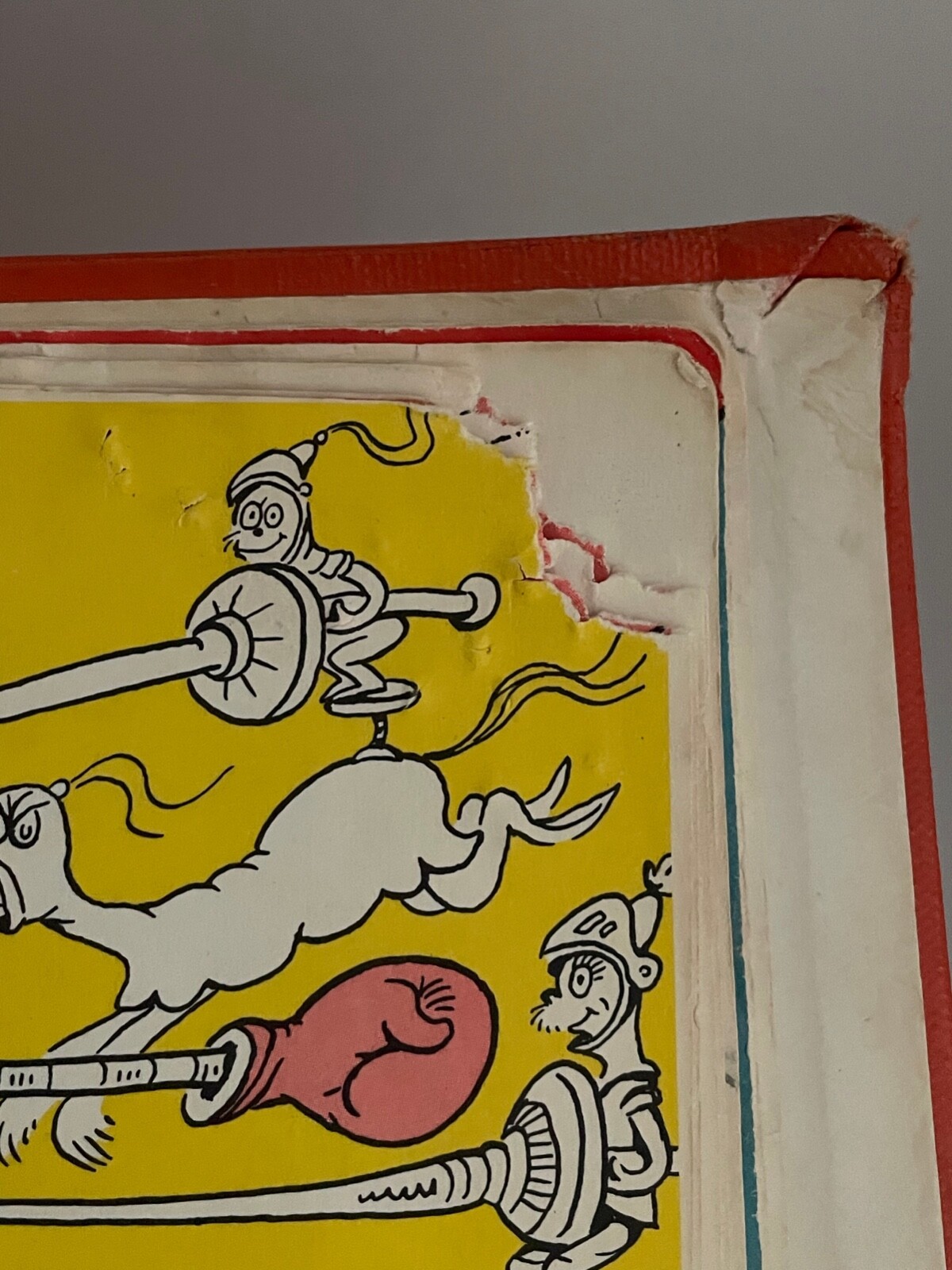 If I Ran The Circus Dr. Suess 1956 1st Ed. Ex Library Book Orange Cover Vtg RARE