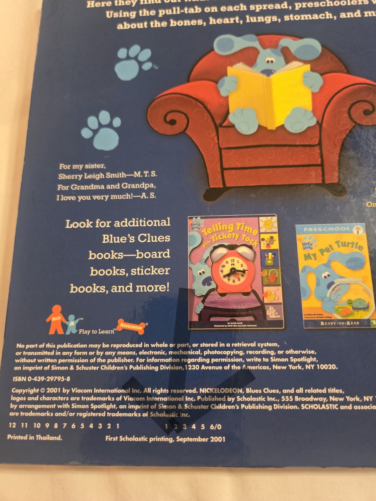 Vintage Blue’s Clues Book Bundle – New “Amazing Body” & VGUC “Skidoo to Planets”