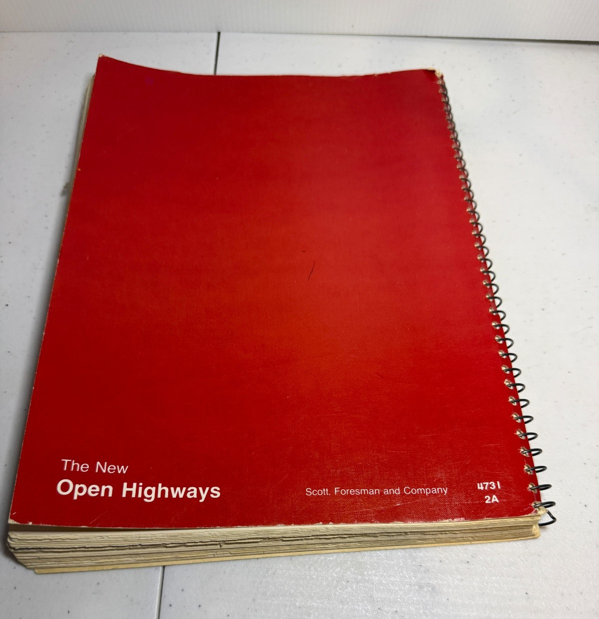 More Power Teachers Edition Open Highways 1974 Spiral Book