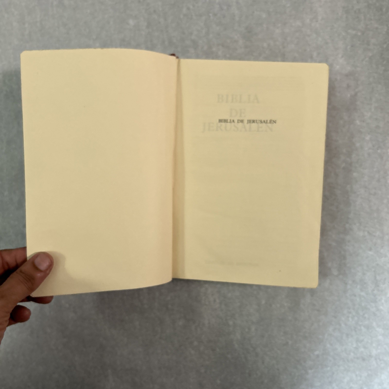 Biblia De Jerusalem Spanish 1969 Hard Cover Made In Spain