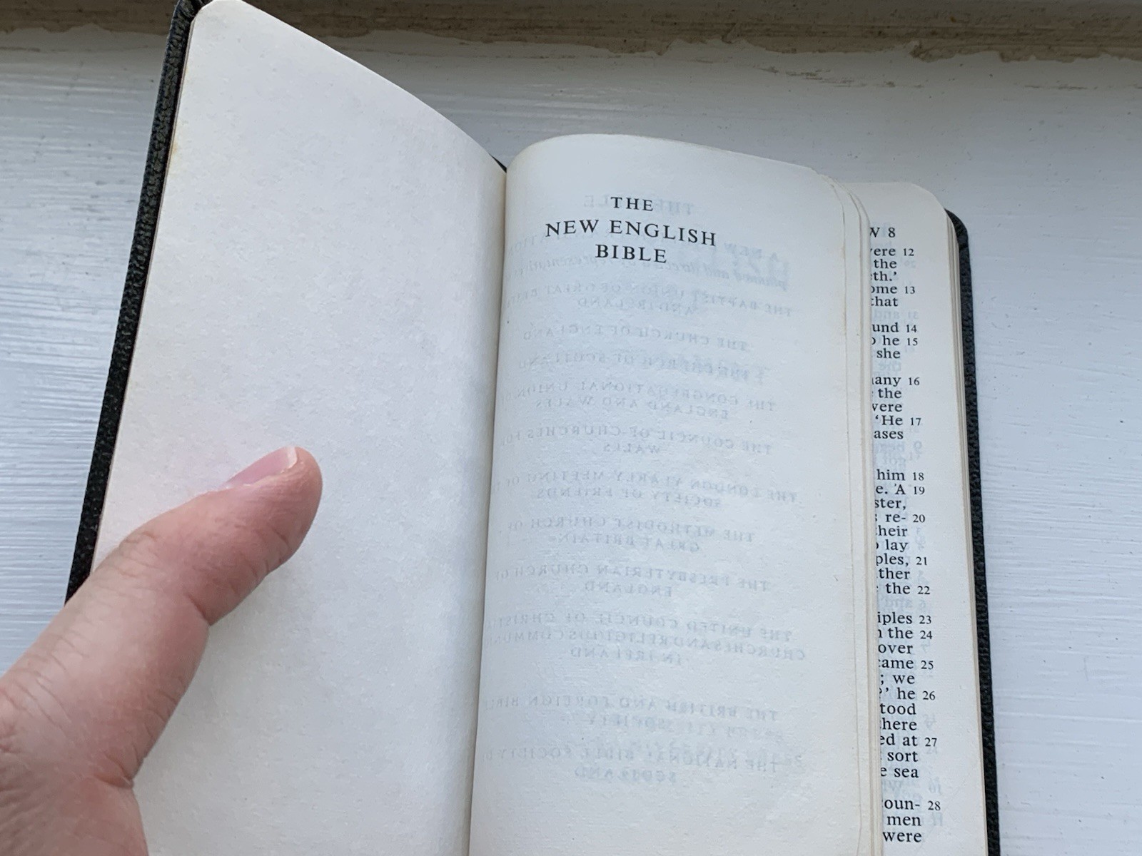 New English Bible NEB Vest Pocket Leather New Testament Oxford Cambridge India
