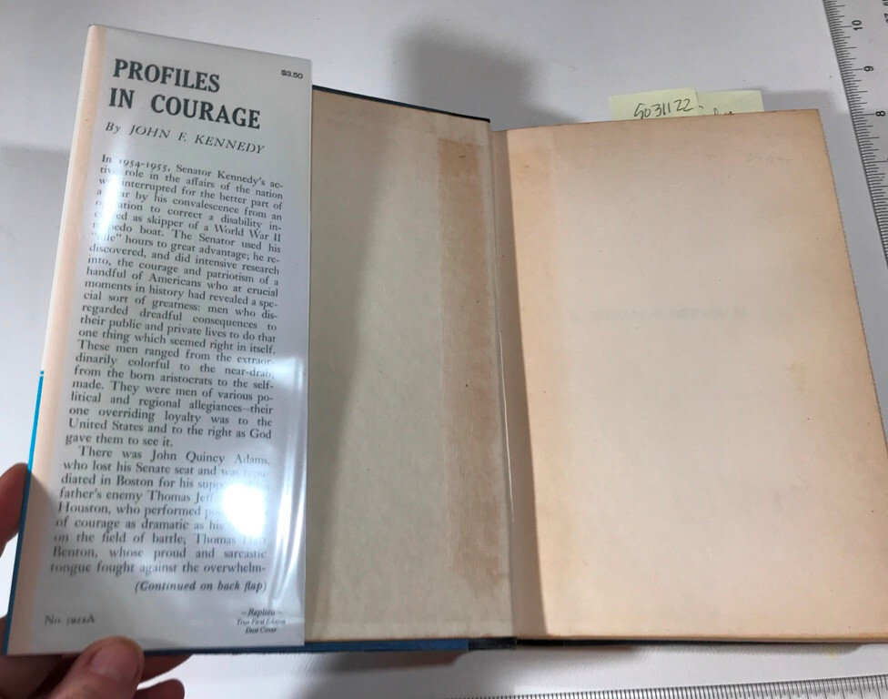 John F Kennedy 1955 1956 Profiles in Courage * Nice First Edition HbDj (later)