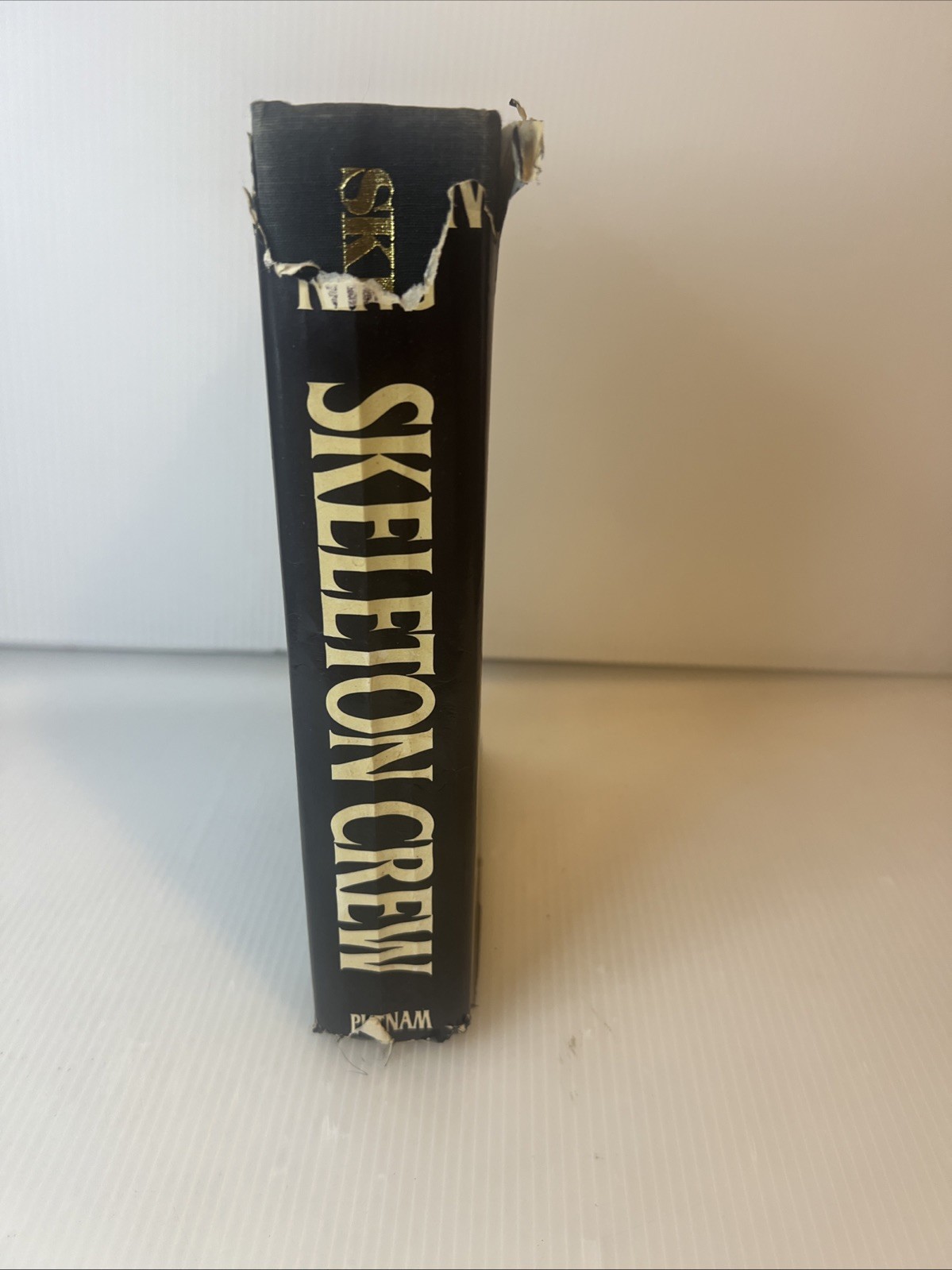 STEPHEN KING’S SKELETON CREW First Edition 1985 Putnam HCDJ Bad Binding See Pic