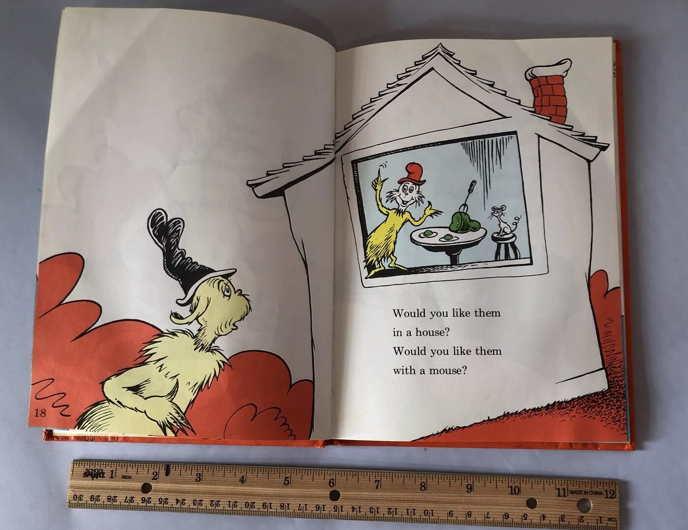Vintage Beginner Books; Green Eggs and Ham by Seuss 1960, Hardcover