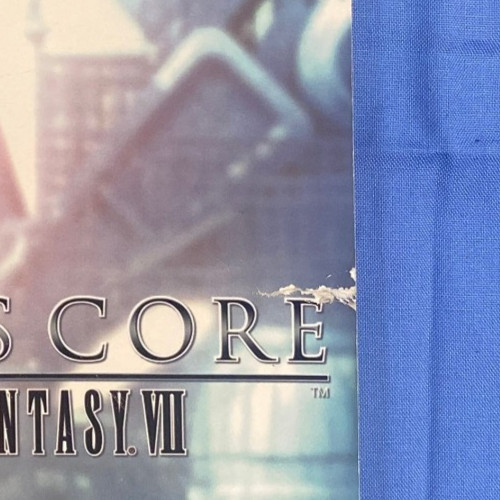 Crisis Core Final Fantasy VII Signature Series Strategy Guide with foldout
