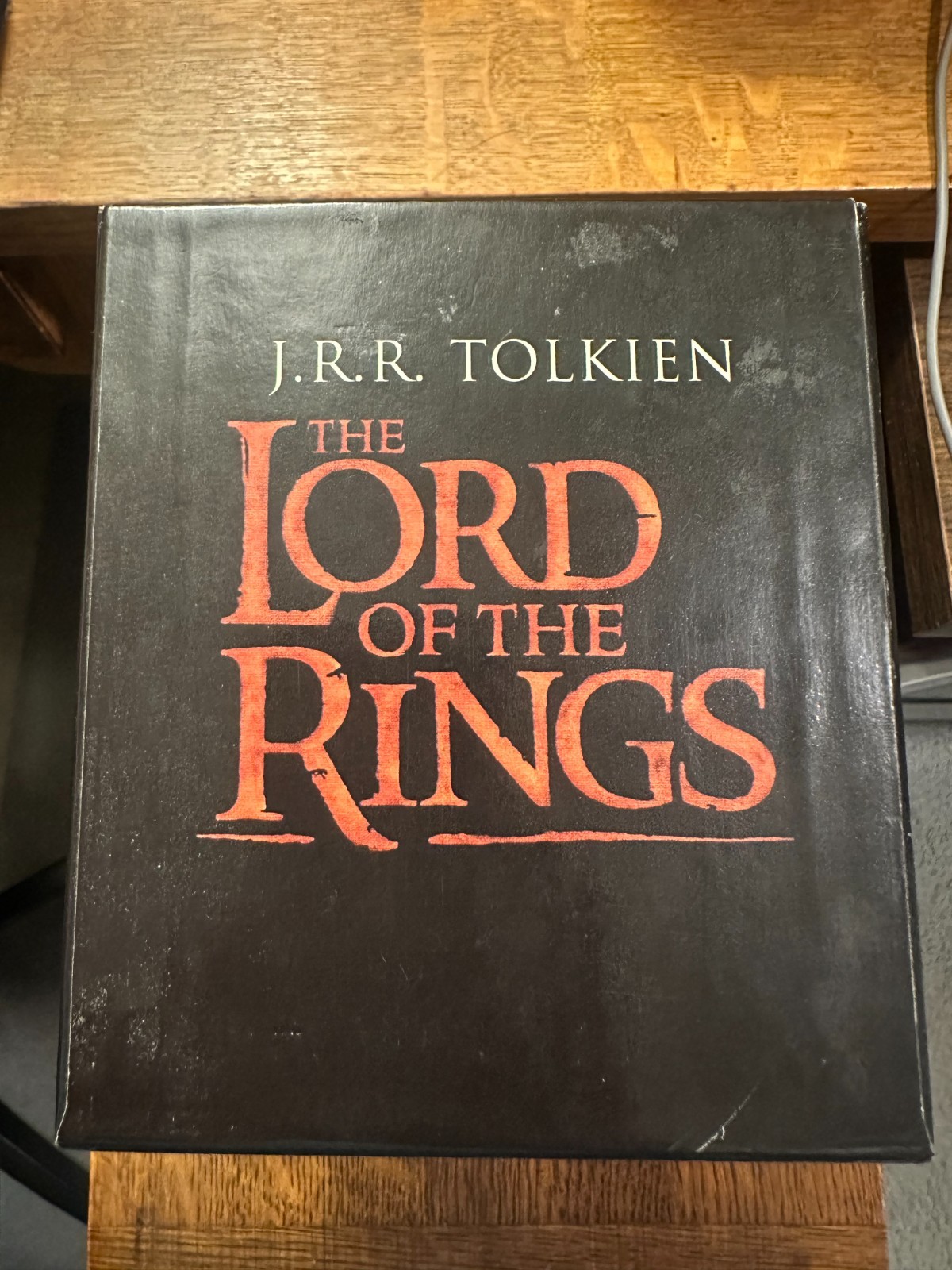The Lord of the Rings by J.R.R. Tolkien 2001 PAPERBACK BOX SET HOBBIT FANTASY VG
