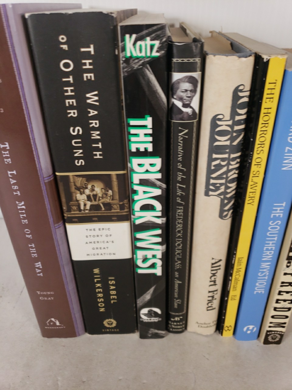 Black American History (8 Book Lot) Slavery, John Brown, Migrating West, Novel