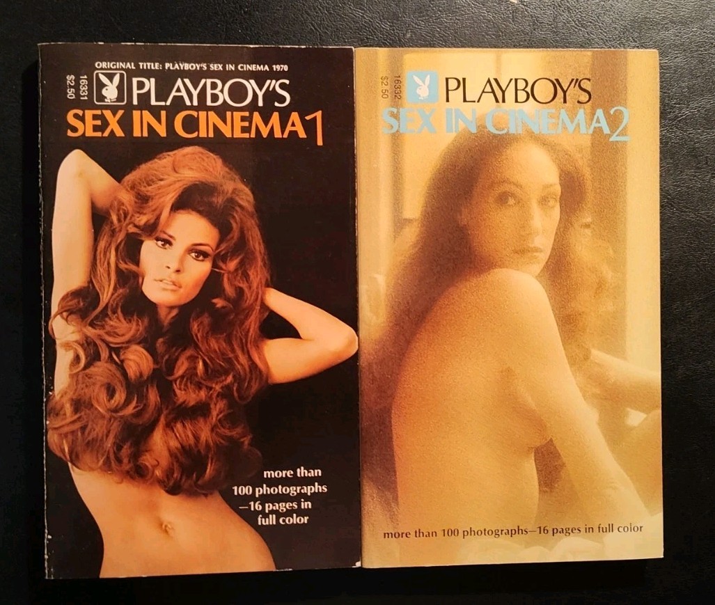 Vintage Box Set: Playboy’s “Sex In Cinema” Paperbacks Vol 1-4 (1971-1974) .