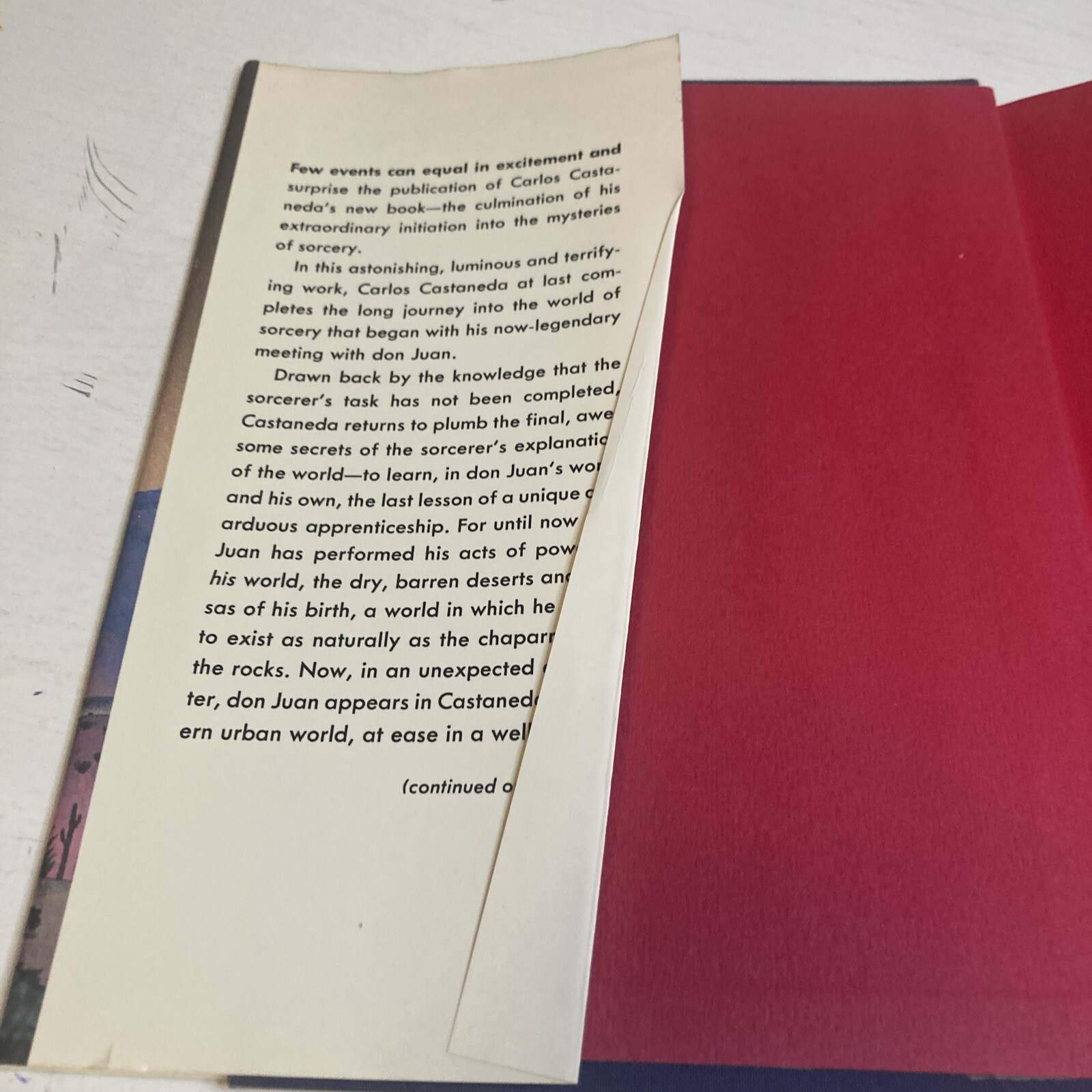 Takes Of Power Hardcover Book 1st Edition By Carlos Castaneda With Dust Jacket