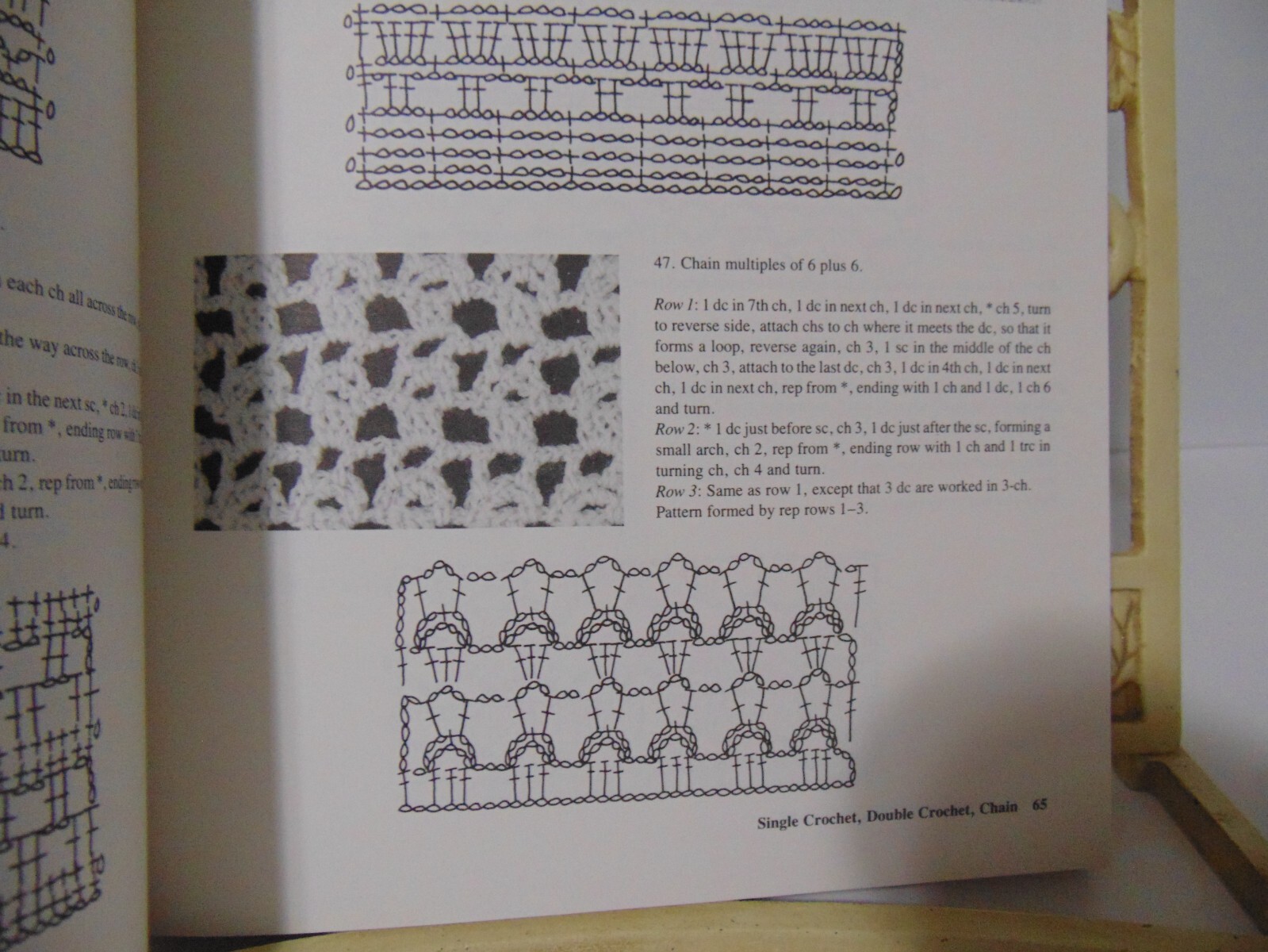 Vintage Complete Book of Crochet-Stitch Designs by Linda Schapper 1985