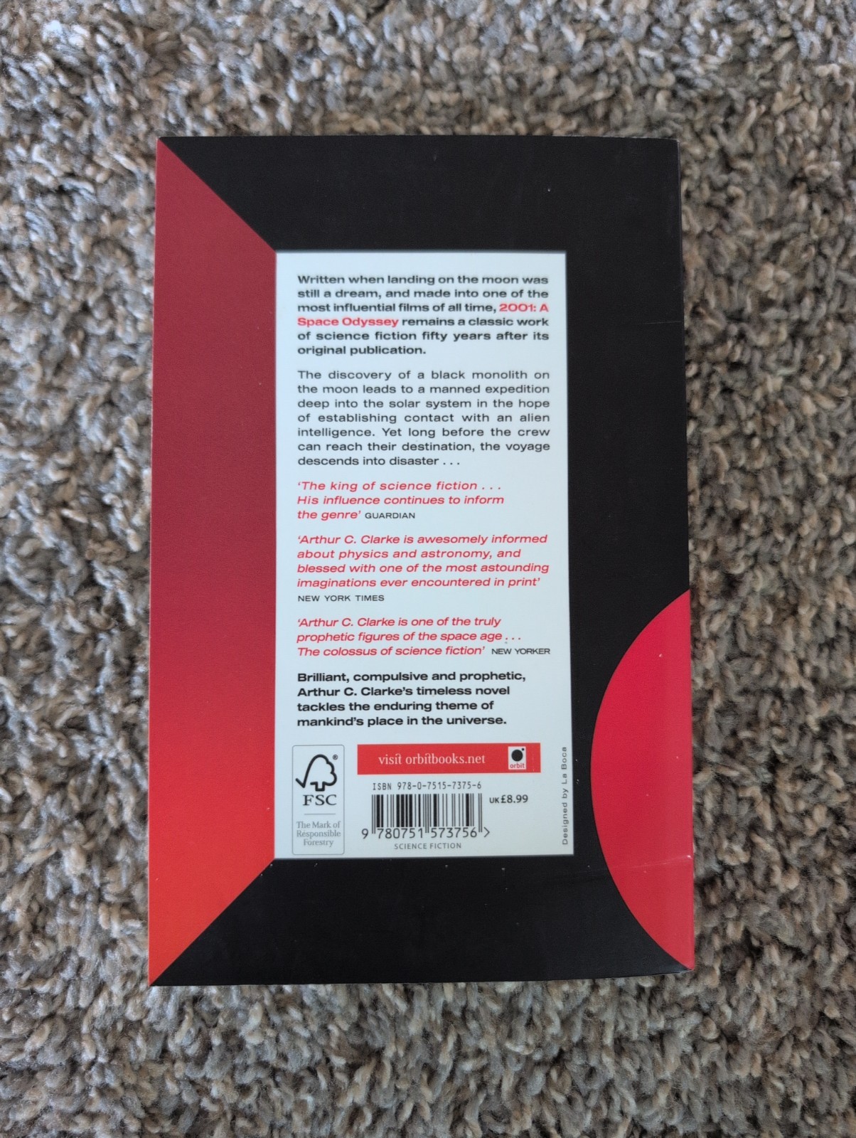 2001: A Space Odyssey by Arthur C. Clarke (English) Paperback Book