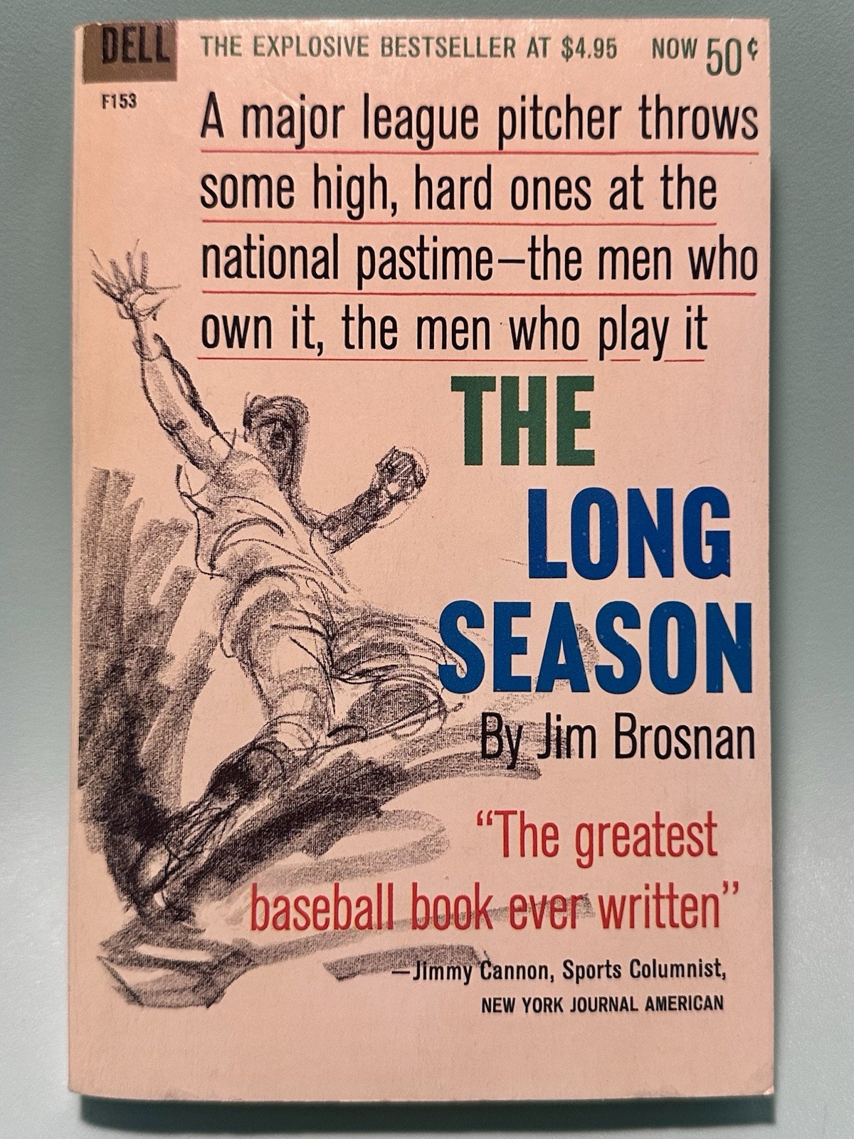 [UNREAD] The Long Season BASEBALL Vintage Paperback 1961 Jim Brosnan VERY NICE