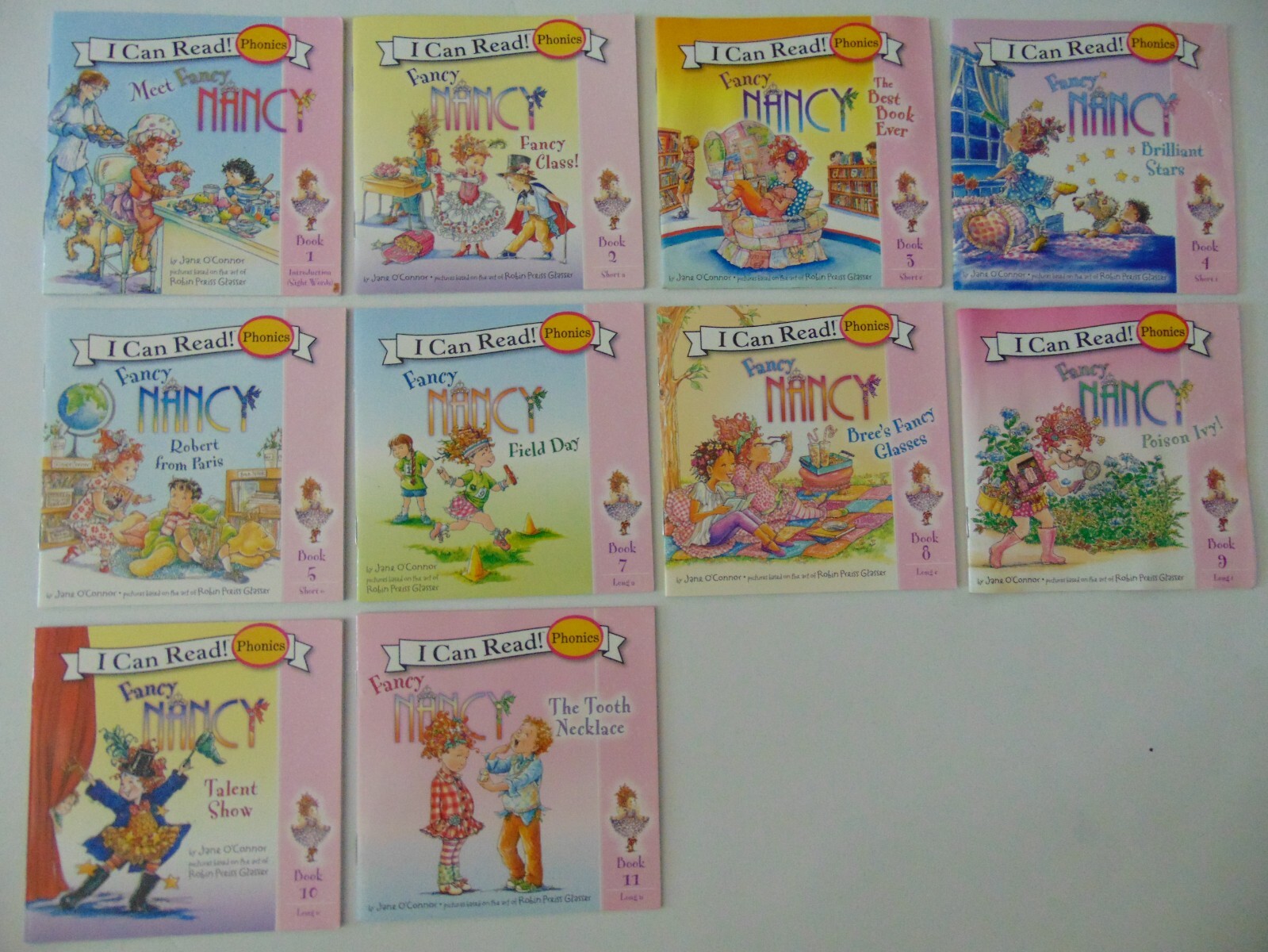 I can Read phonics Fancy Nancy pocket soft cover books lot of 10