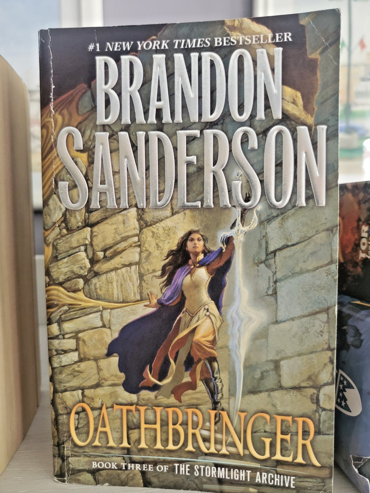 First 5 books of the Stormlight Archive by Brandon Sanderson.